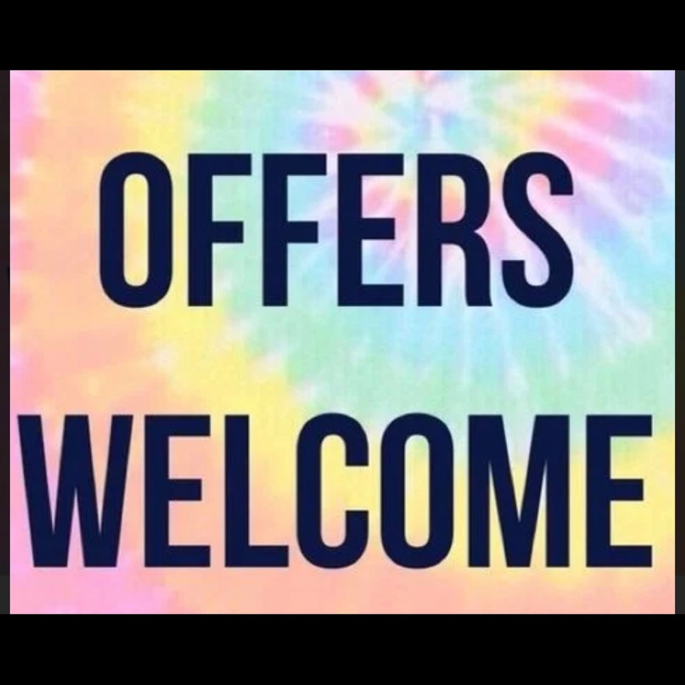 Reasonable offers welcome!